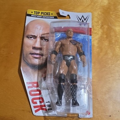 Mattel WWE The Rock Top Picks Action Figure Boxed GTG66
