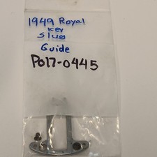 Royal Quiet De Luxe Typewriter Key Slug Guide With Screws 1949 FREE SHIPPING thumbnail