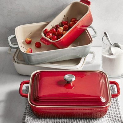 Le Creuset San Francisco Stoneware Rectangle Baking Dish, 4qt