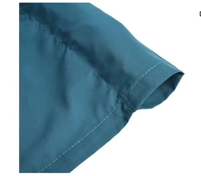 4 Teal Rod Pocket Window Curtains – 4 Panels for 2 Windows - 63” Long, 40” Wide - Image 2 of 4