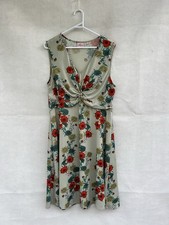 💥 LEONA EDMOSTON floral Aline Midi Dress 14 L