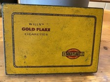 Vintage Gold Flake Honey Dew Cigarettes Tin W.D.&.H.WILLS Collectible