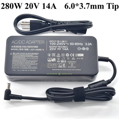 280W Adapter for ASUS ROG Strix GL702ZC S7ZC Republic of Gamers ADP-280BB B