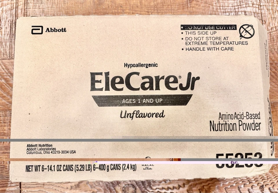 Polvo hipoalergénico EleCare Jr sin sabor de 1 años en adelante Foto 3 de 4