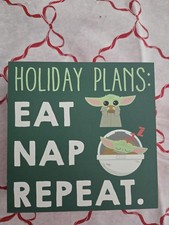 Enseigne de Noël Baby Yoda