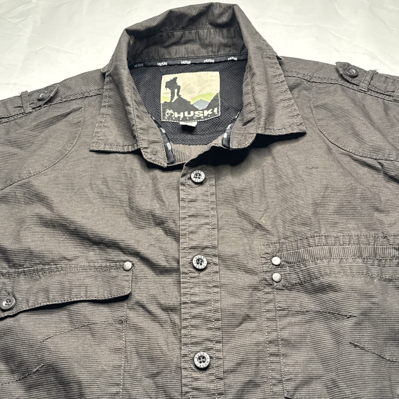 Huski Explorer Men’s Medium Outdoors Hiking Shirt image 2