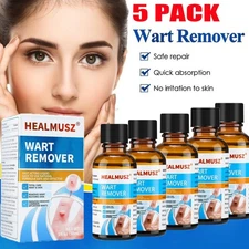 5x HEALMUSZ Wart Remover Liquid Plantar Wart Removers for Feet Body Fast Acting