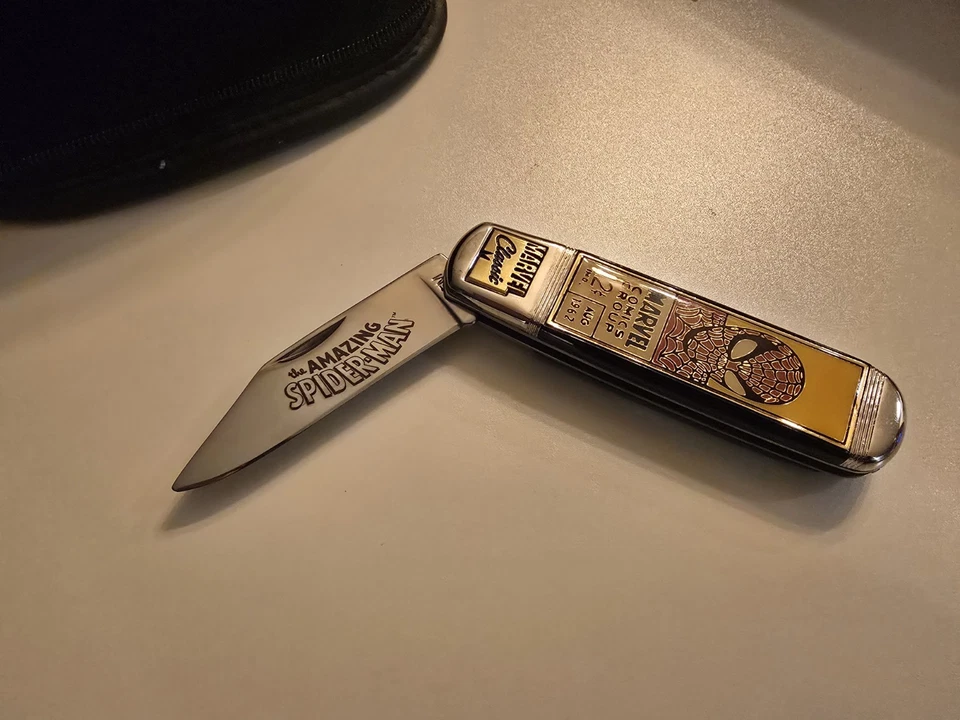 Franklin Mint Spiderman Pocket Knife. All Original Packaging Incl. Paperwork. - Image 3 of 4