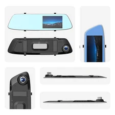 5.0Inch Car Video Single Dual Recording1080P HP Touch Screen Rear-view Sensor