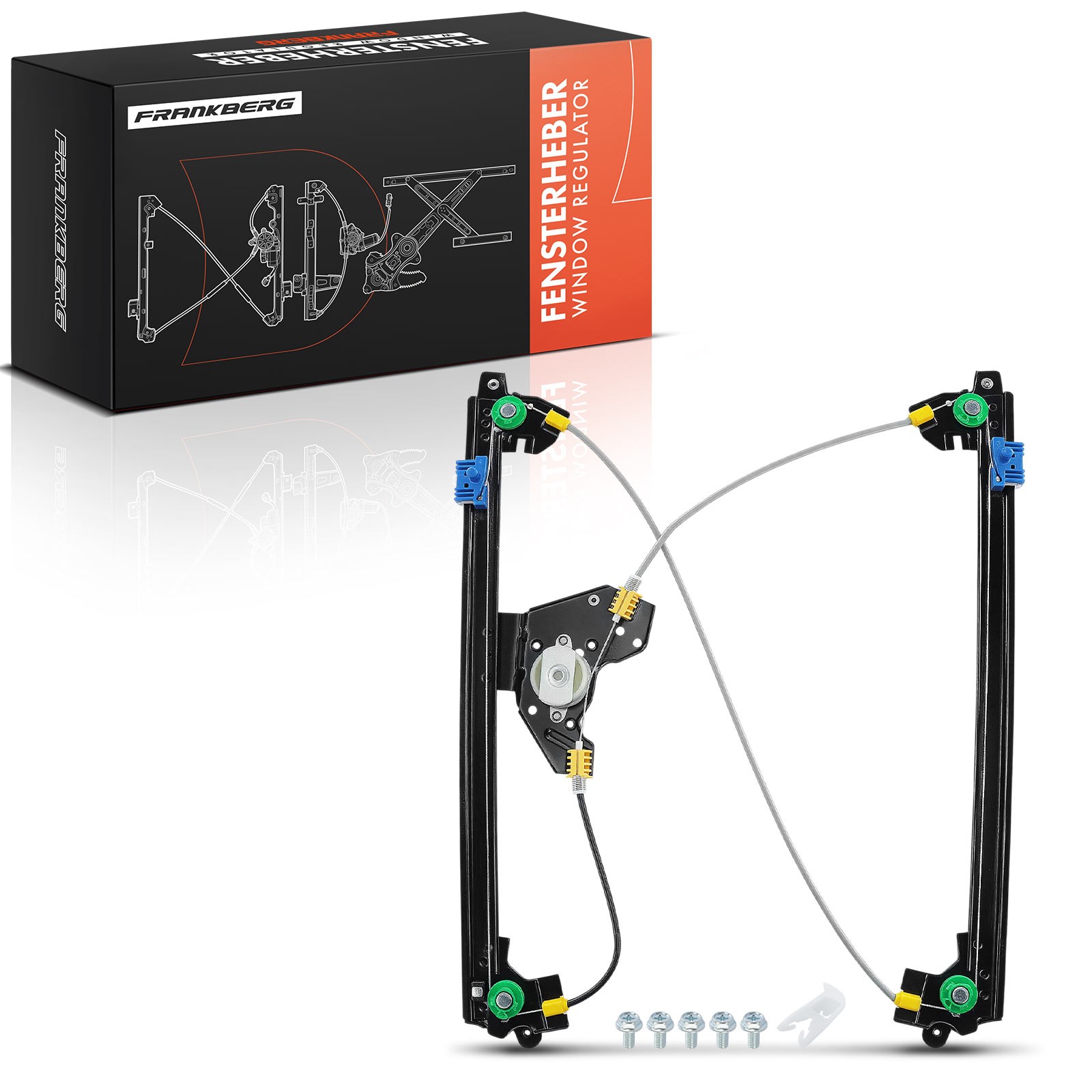FRANKBERG Power Electric Window Regulator without Motor for Front Left