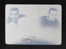 2014-15 ITG Used Printing Plate Cyan 1/1 Bernie Geoffrion Aurele Joliat HOF qf8