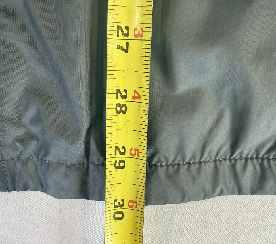NYC Gray Rain Jacket Women’s M — Lightweight Windbreaker EUC Packable Rain Coat - Image 4 of 4