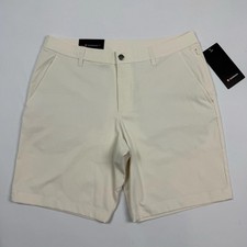 Lululemon ABC WovenAir Shorts Mens 34 Beige 9  Inseam Golf Chino Classic Fit NEW