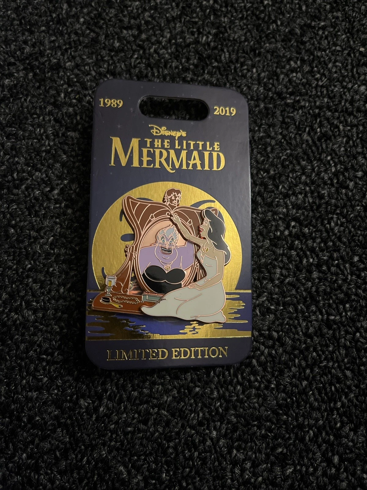 Disney Pin The Little Mermaid 30th Anniversary Ursula Vanessa Mirror 1989 2019