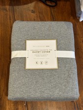 Pottery Barn Teen Organic Favorite Duvet Cover Heathered Gray Twin NEW