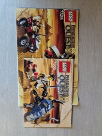 LEGO Pharaoh's Quest LOT: Cursed Cobra, Scarab Attack (7325 7305) w/Instructions