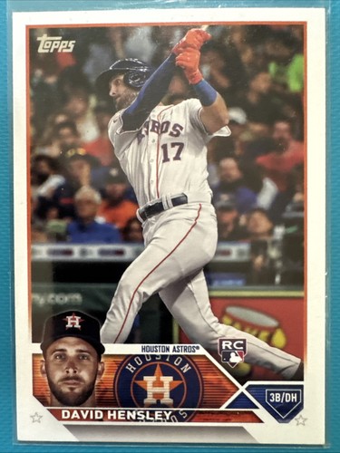 2023 Topps Series 2 - David Hensley #649 (RC)