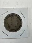 1900 Barber Silver Half Dollar 90% Silver Philadelphia Mint G+ Condition