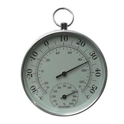 Wandthermometer Messgerät Innenlager Luftfeuchtigkeit Hygrometer Analoges