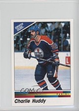 1990-91 Panini Album Stickers Charlie Huddy #221 0o9