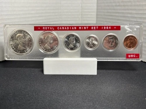 1964 Canadian Proof-Like 6-Coin Set 80% Silver 1.1 Troy oz C-A007