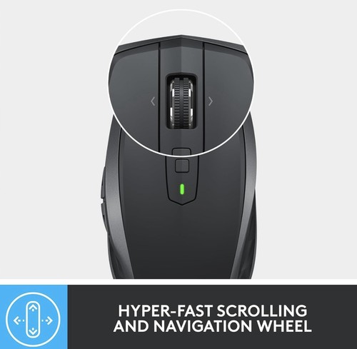 Logitech MX Anywhere 2S Wireless Bluetooth Mouse 2.4GHz Rechargeable Mouse - Picture 4 of 10