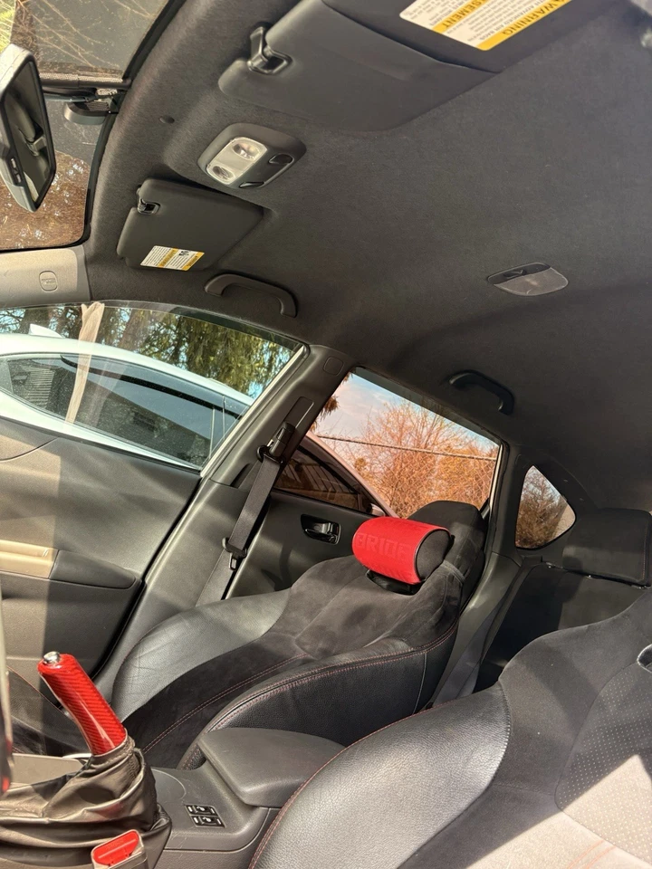 2008-2014 SUBARU WRX/STI BLACK HEADLINER WITH HANDLES/SUNVISORS/INTERIOR LIGHTS - Image 3 of 4