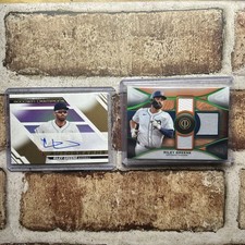 2022 Upper Deck Goodwin Champions On Card Auto Riley Greene Rookie RC NM -Tigers