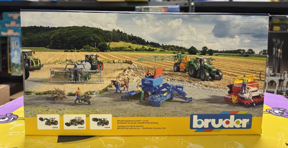 BRUDER 02010 - scala 1:16 - RIMORCHIO TANDEM PER TRATTORE - NUOVO - SIGILLATO - Immagine 3 di 4