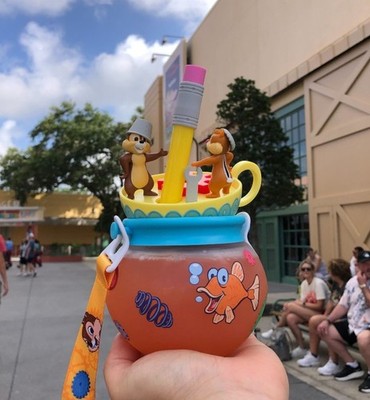 NEW Disney Parks 2026 Chip & Dale Chipmunk Animal Sipper Cup With Strap