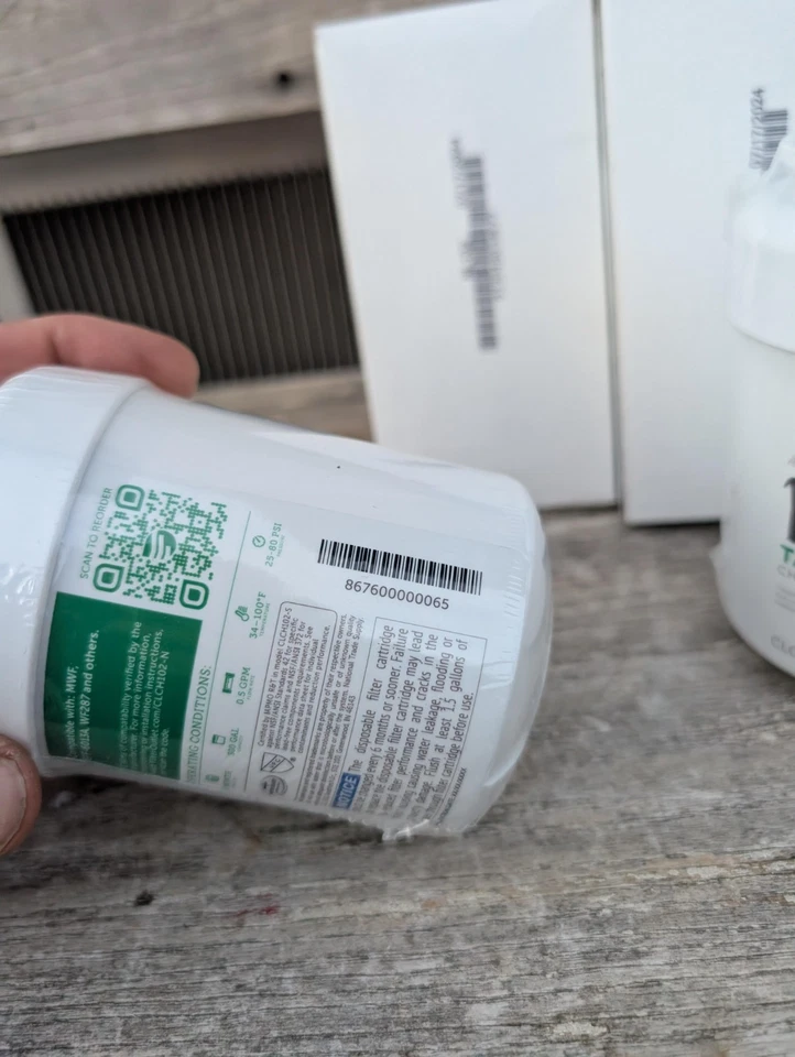 Lote de 2) Filtro de agua para refrigerador Clear Choice Taste CLCH102-N Foto 3 de 3