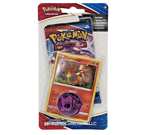 Pokemon TCG Sward & Shield Battle Styles Booster Pack w Mew Flip Coin Sealed