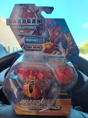 Bakugan Evolutions Dragonoid Brawler Pack Walmart Exclusive True Metal NEW