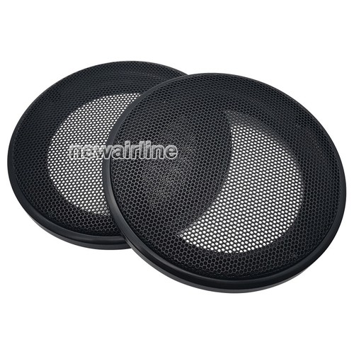 2Pcs Protective Speaker Cover Steel Mesh Grille Grills Decorative Circle DIY Accessories Black – buy the best products in the online store