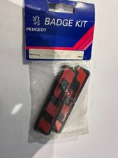 Original Genuine Peugeot GTI Badges part number 96021H buy 2 and get 1