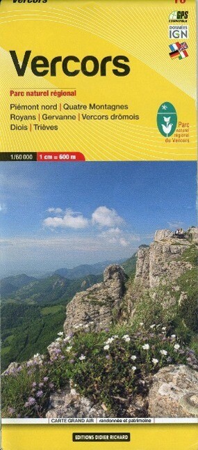Thumbnail - Libris Wanderkarte 10 Vercors 1 : 60 000