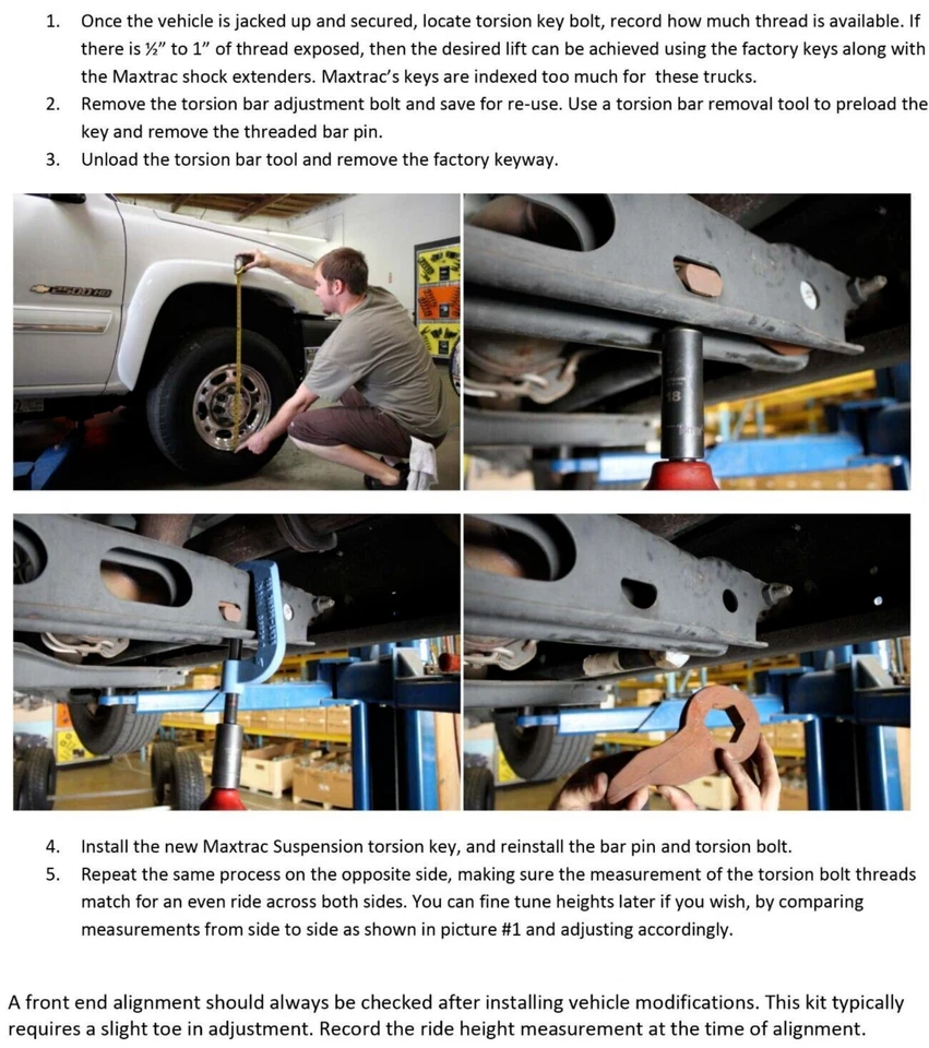 Llaves de torsión de elevación MaxTrac 840313 de 1"-3" para Chevy Colorado GMC Canyon 2004-2012 Foto 4 de 4