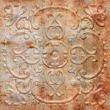 Faux Old Tin Roof Decorative Ceiling Tile 2'x2' (25/packs) #217 Glue-up/Drop-in