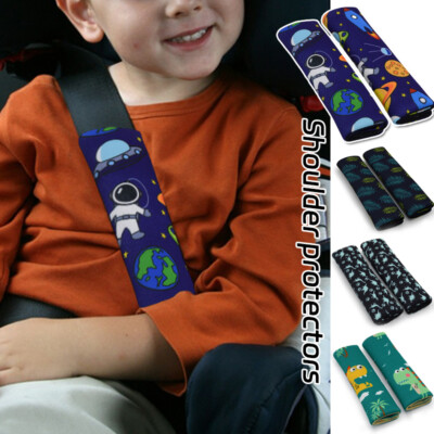 2Pcs Cartoon Cute Car Seat Belt Shoulder Cover Safety Seat Belt Protector Case