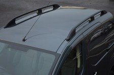 Noir Alu Côté Rails de Toit Barres Set Pour Citroen berlingo (2008-18)