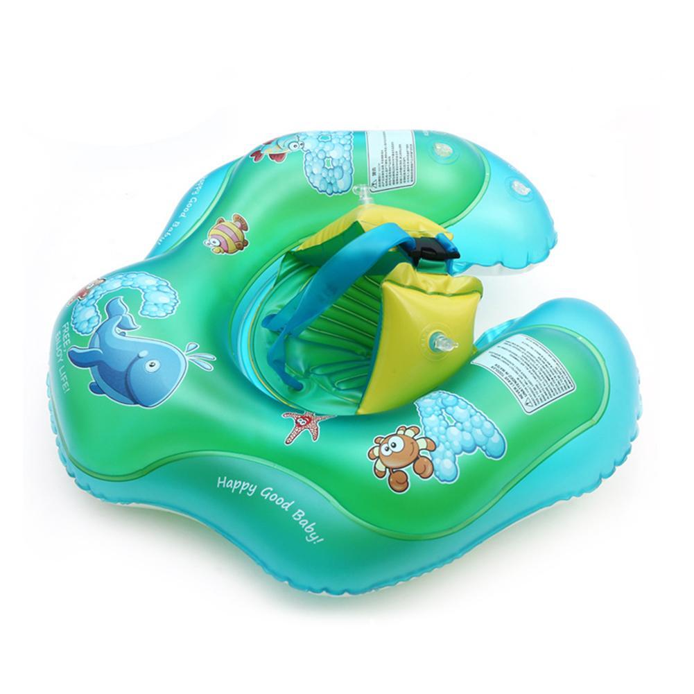 Cartoon Baby Schwimmring Anti Rollover Tragbarer Pool Float Schwimmschutz DE