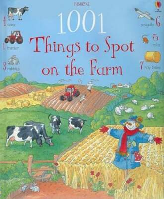 1001 Things to Spot on the Farm (Usborne 1001 Things to Spot) - Hardcover - GOOD