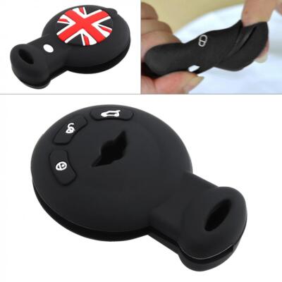 3 Buttons Silicone Smart Car Key Case Shell Holder Fit for BMW Mini Cooper 07-14