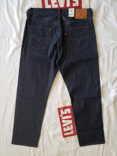 LEVI'S 501 Shrink-to-Fit Raw SELVEDGE "Daffodils" LVC style Men's Jeans 35 x 32 - Picture 15 of 19