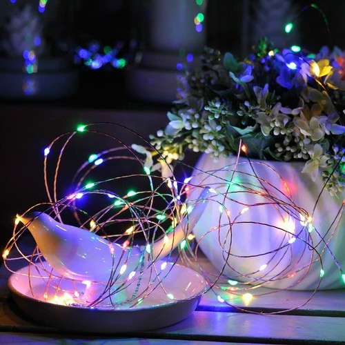 20-100 LEDs Copper Wire Christmas Party String Fairy Lights AA Battery Powered - Picture 12 of 67