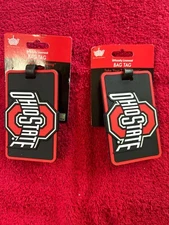 2 ~ Ohio State Buckeyes OSU - Luggage Tag 4" x 2.5" - Logo ~ NEW