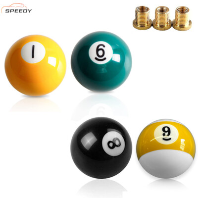 SNOOKER BALL SOLID RED POOL BILLIARD MAKE GEAR SHIFTER SHIFT KNOB - Foto 12