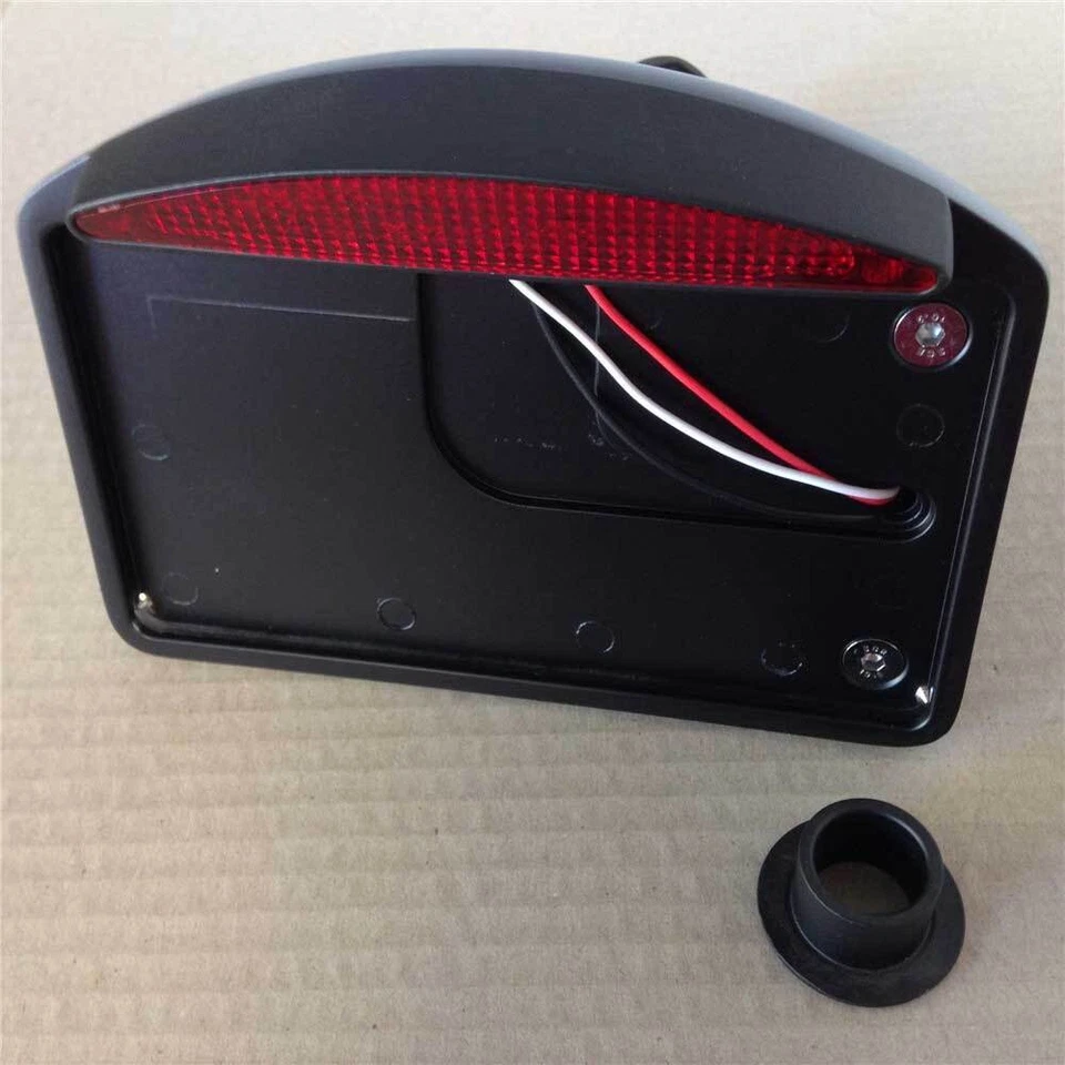 1-дюймовый боковой номерной знак мотоцикла задний тормоз светодиодный фонарь в сборе черный - Изображение 2 из 4