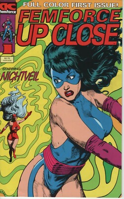 Femforce Up Close  # 1 -  AC Comics 1992 - Starring Nightveil - VF+   Fem Force