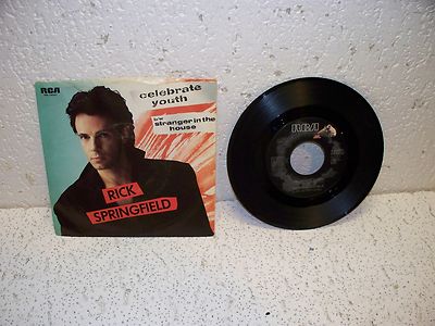 Rick Springfield Celebrate Youth 45 RPM Record w/ Picture Sleeve | eBay